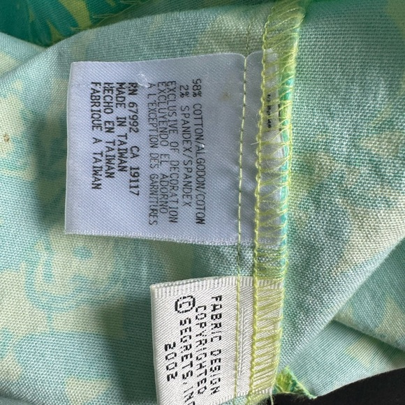 Sigrid Olsen Sport Size 8 Sleeveless Shift Dress Blue and Green - Picture 5 of 7